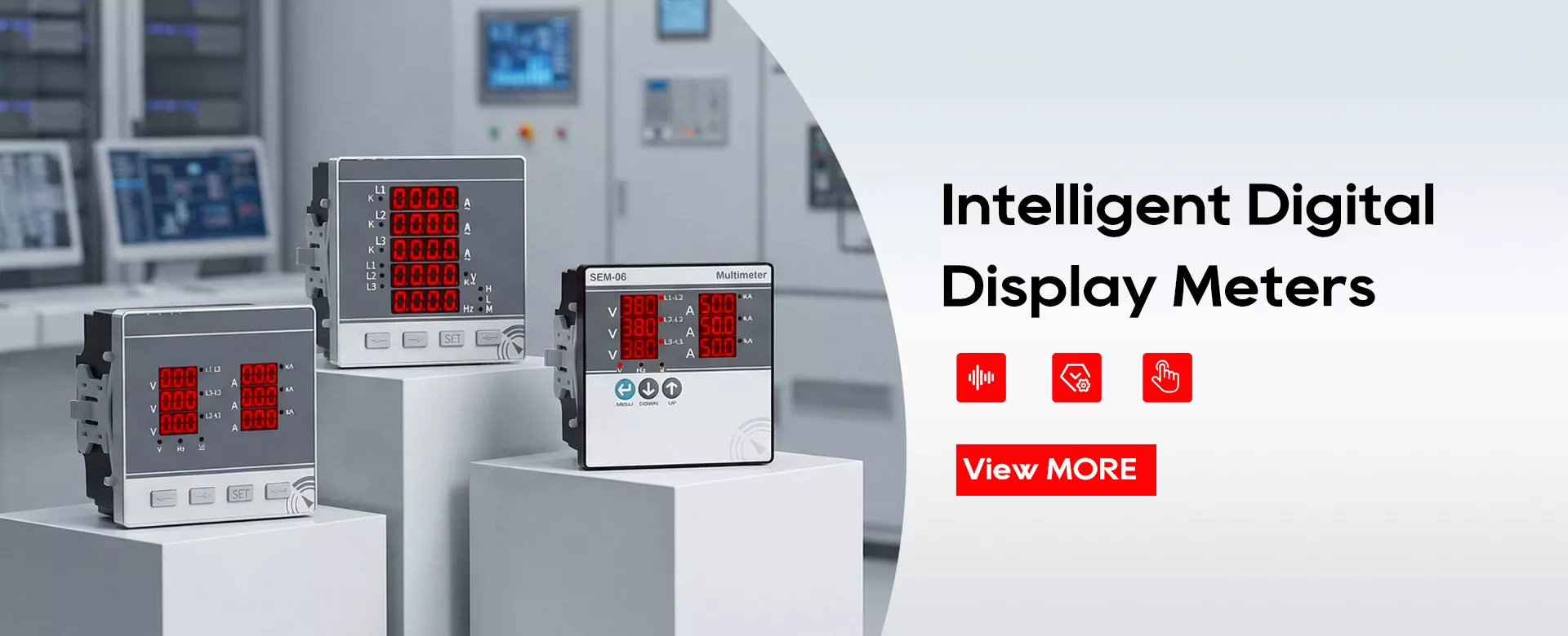 Kina digitalt display multifunktionelt instrument