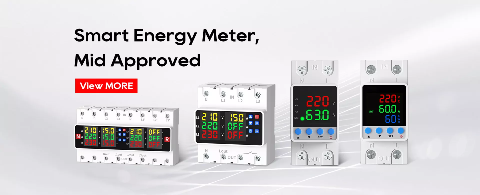 Kina Single Phase Guide Rail Electricity Meter Leverandør
